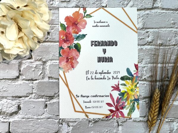 Invitación Bouquet 24